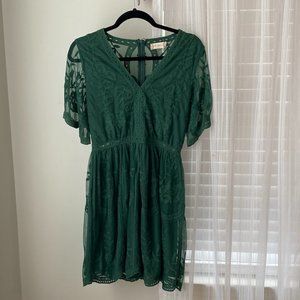 Altar’d State Jade Green Dress